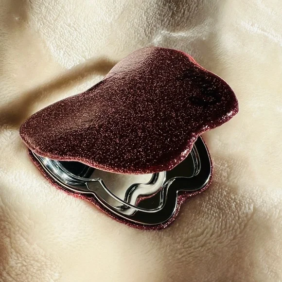 Coach Glitter Pink Butterfly Compact Mirror - Picture 5 of 9